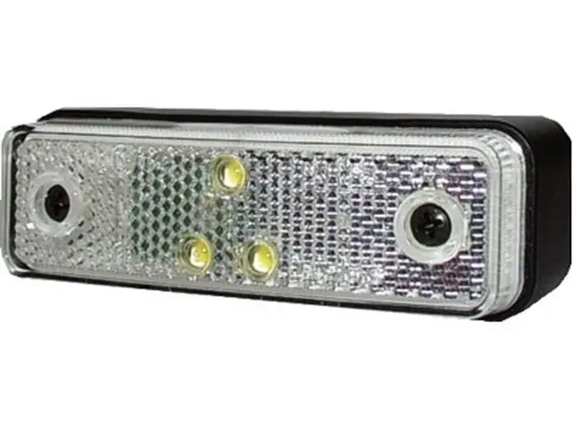 LED Front Position Lamp 24V 90° PG-screw, plastic support 