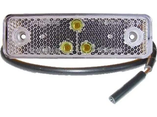LED Front Position Lamp 24V straight cable connection, cable 0,5m 