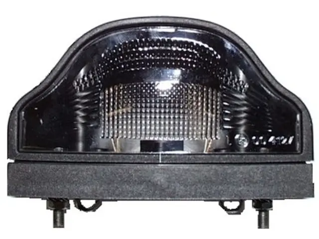 Registration Plate Lamp black 