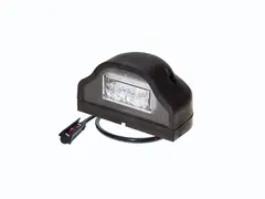 LED Kennzeichenleuchte mit Kabel 0 5m + P&amp;R, 12/24V, ADR