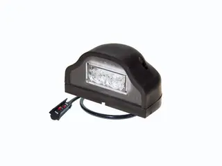 LED Kennzeichenleuchte mit Kabel 0 5m + P&amp;R, 12/24V, ADR