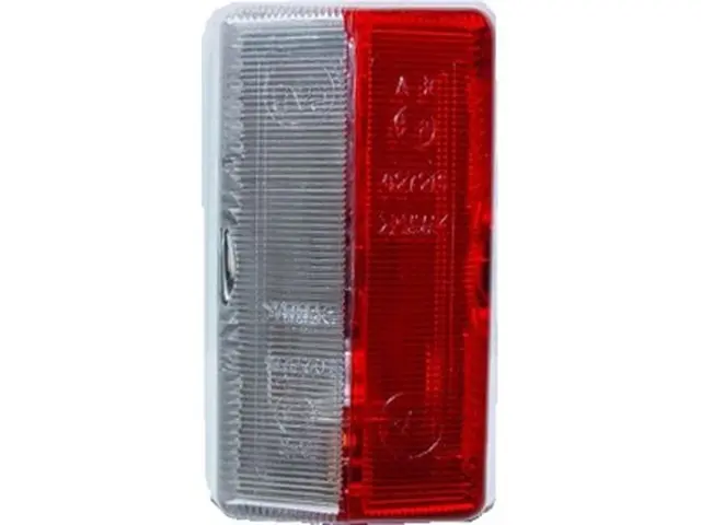 Lens red/white 