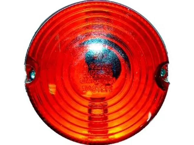Rear Position Lamp red round, d=75mm 