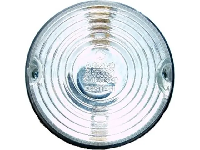Front Position Lamp white round, d=75mm 