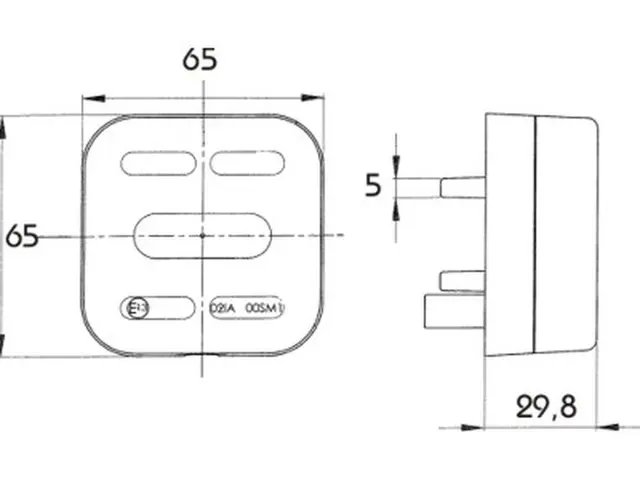 LED Sidemarker Lamp MAN 24V without cabl 
