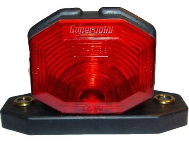 End Outline Marker Lamp SUPERPOINT 24V cable 0,5m, flexible housing 