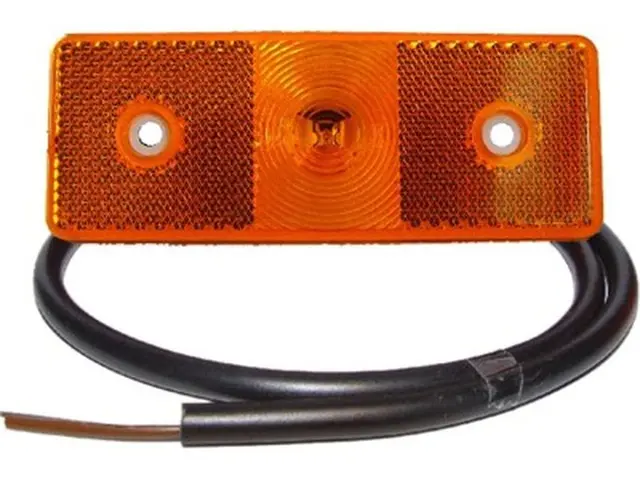 LED Sidemarker Lamp 90°-cable connection cable 0,5m 