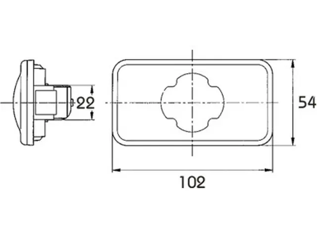 LED Sidemarker Lamp VOLVO 24V 