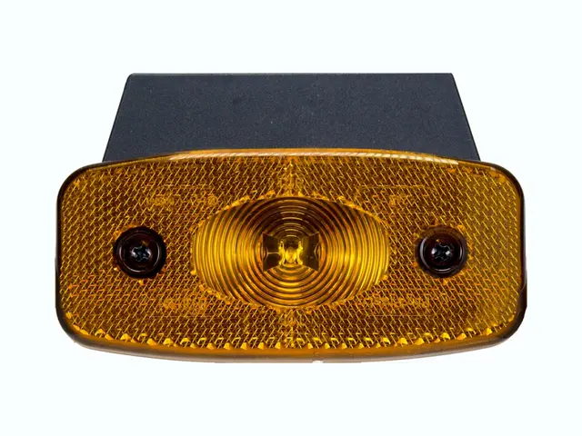 LED Sidemarker Lamp 24V 90°-cable connection, cable 0,5m, 90° br 