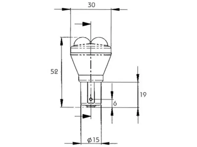 GLOWPOINT LED Module BA15s Tail-/Rear Po 