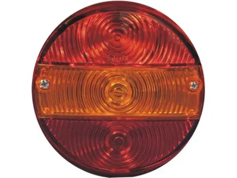 Lykteglass Ø140mm 3-kammerlykt Proplast (Hamburgerlykt)