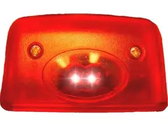 Lens red for LED Rear-/Registration Plat