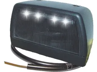 Black Housing for LED Registration Plate