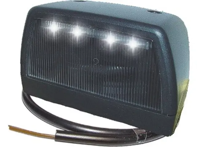 Black Housing for LED Registration Plate 