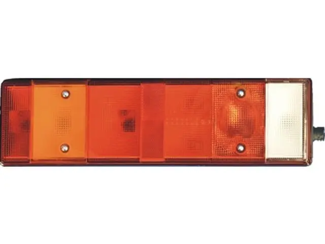 Rear Combination Lamp MAN/Reanult/DAF left, with numberplate lamp, lateral con 
