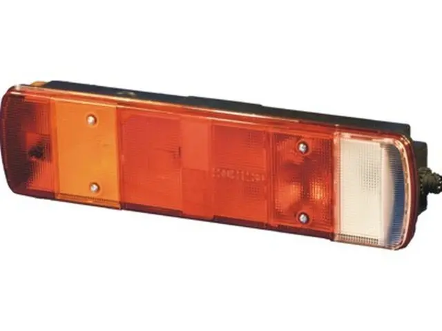 Rear Combination Lamp SCANIA left, with numberplate lamp, connector 