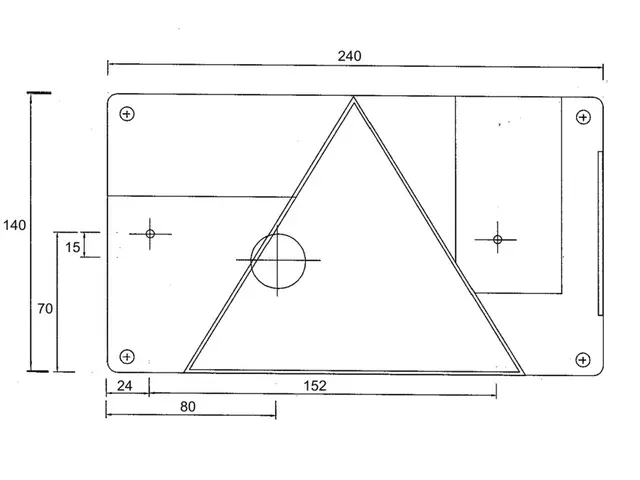 Rear Combination Lamp MULTIPOINT I right with reversing lamp 