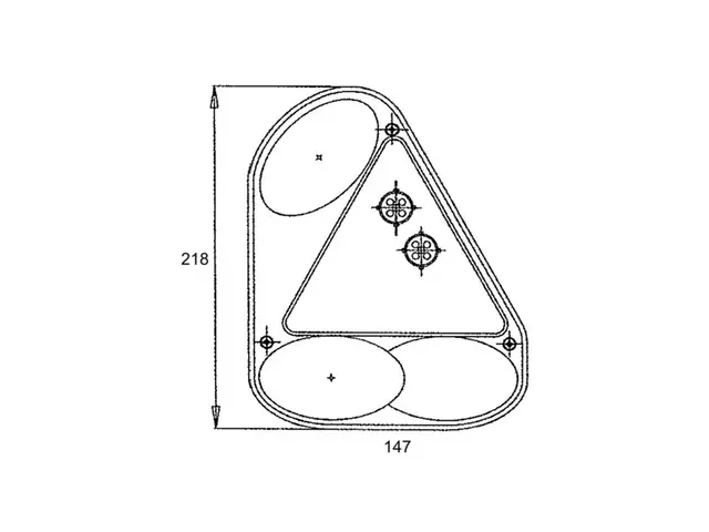 Rear Combination Lamp EARPOINT III left fog lamp 