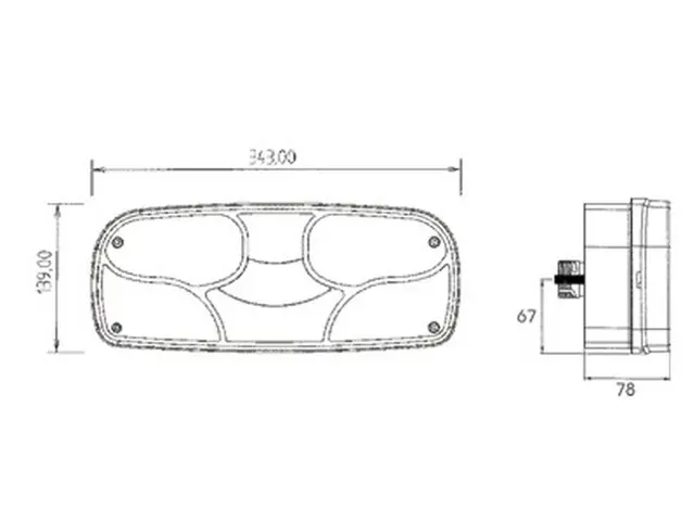 Rear Combination Lamp ECOPOINT without t 7-pole con. 