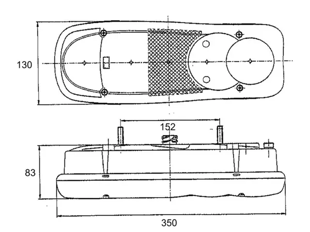 Rear Combination Lamp RENAULT / NISSAN / right, with reflector, AMP connector 