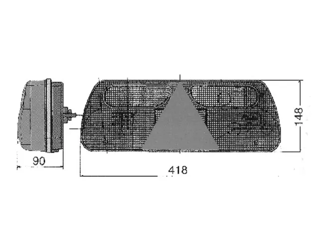 Rear Combination Lamp UNIVERSAL right 