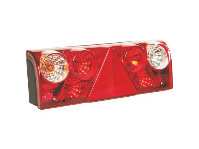 Rear Combination Lamp EUROPOINT II left 1x7-pole, 4x2-pole connector, with Sidem 