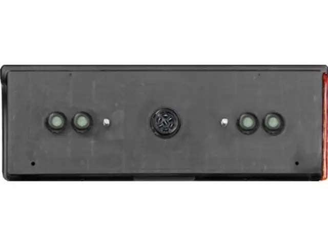Rear Combination Lamp EUROPOINT II left 1x7-pole, 4x2-pole connector, with Sidem 