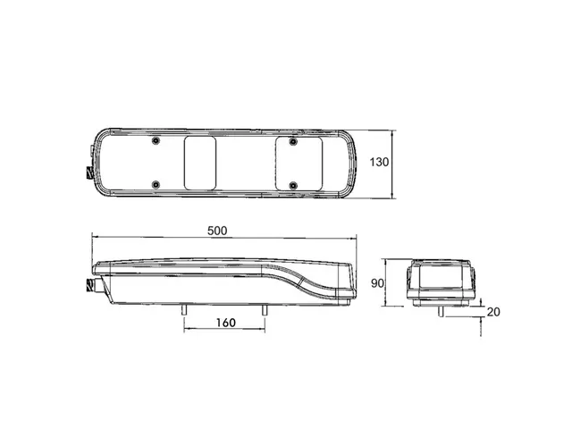 Rear Combination Lamp VOLVO right 