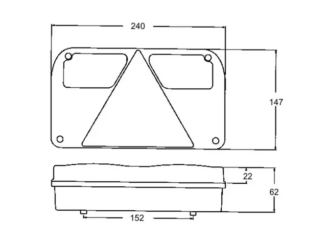 Rear Combination Lamp UNIVERSAL left PG-screw 