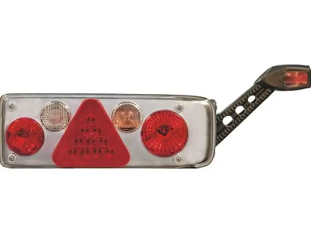 Rear Combination Lamp KÖGEL right LED end outline marker, trianlge relfex 