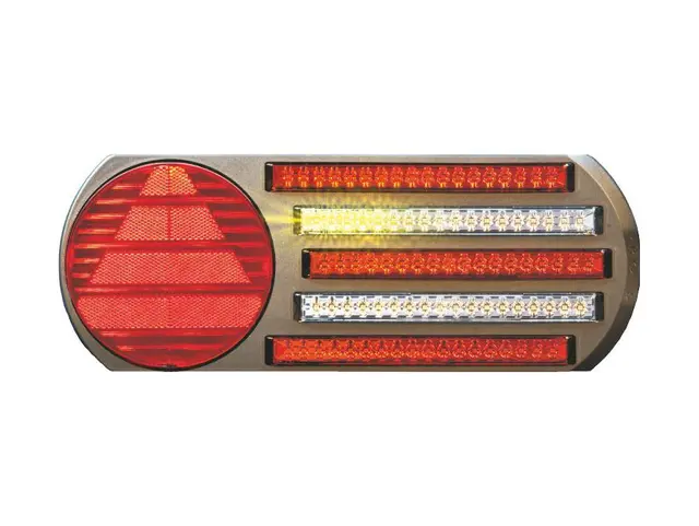 LED Rear Combination Lamp PRO-5 right cable 2,0m, 24V 