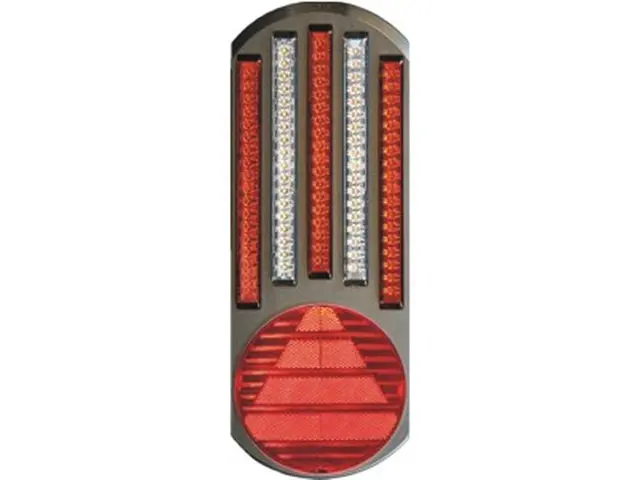 LED Rear Combination Lamp PRO-5 right cable 2,0m, 24V, vertical 