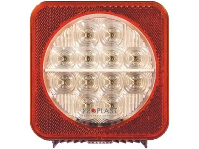 LED Rear Combination Lamp PRO-BOX LED 12/24V LED Numberplate Lamp, cable 0,5 
