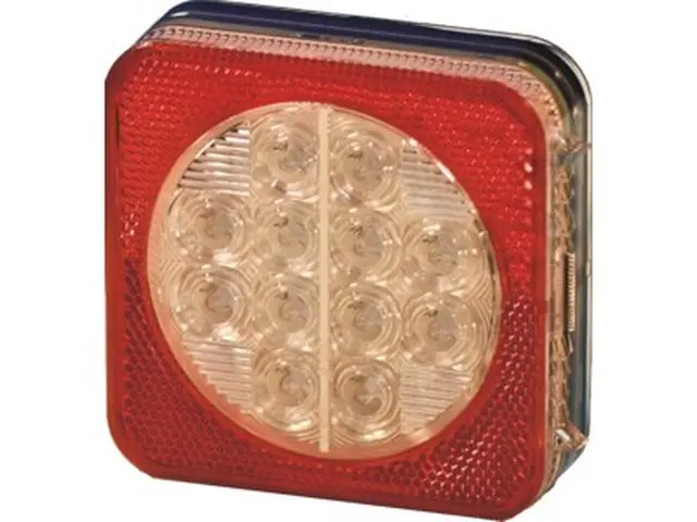 LED Rear Combination Lamp PRO-BOX LED 12/24V, lateral LED Numberplate Lamp, ca 