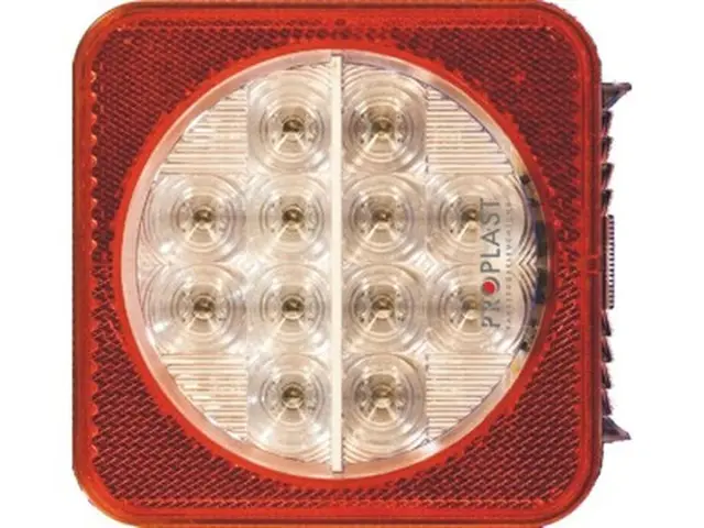 LED Rear Combination Lamp PRO-BOX LED 12/24V, lateral LED Numberplate Lamp, ca 