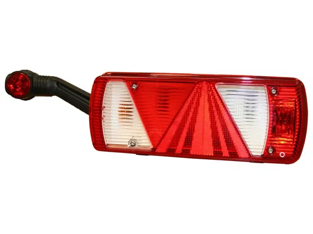Rear Combination Lamp ECOPOINT II left with End Outline Marker Lamp 