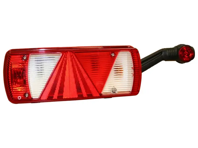 Rear Combination Lamp ECOPOINT II right with End Outline Marker Lamp 