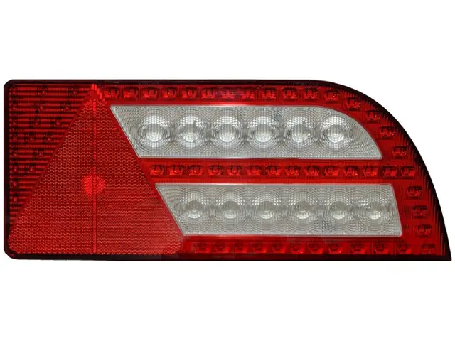 LED Rear Combination Lamp PRO-CURVE 12/2 right, AMP-connector 