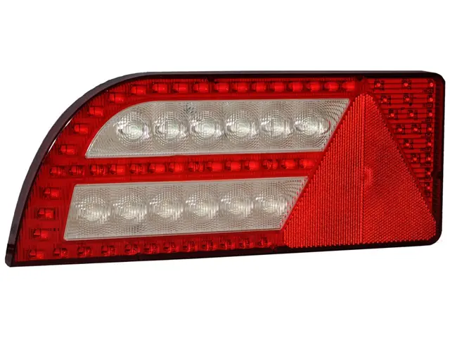 LED Rear Combination Lamp PRO-CURVE 12/2 left, connector 7-pole 