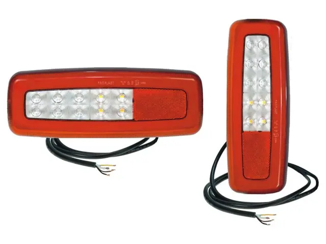 LED Rear Combination Lamp PRO-ROAD LG 12 cable 0,5m, ADR-appr., tail light in lig 