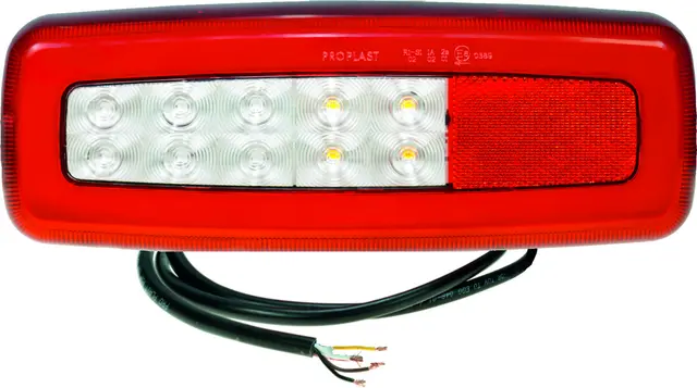 LED Rear Combination Lamp PRO-ROAD LG 12 cable 0,5m, ADR-appr., tail light in lig 