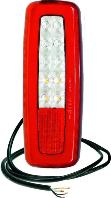 LED Rear Combination Lamp PRO-ROAD LG 12 cable 0,5m, ADR-appr., tail light in lig 