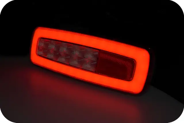 LED Rear Combination Lamp PRO-ROAD LG 12 cable 0,5m, ADR-appr., tail light in lig 