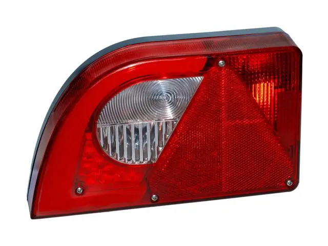 LED Hybrid Rear Lamp PRO-MINI-CURVE left with integrated triangle reflex ref 