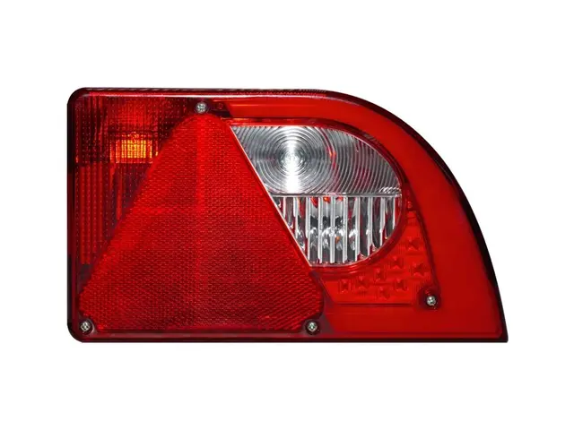 LED Hybrid Rear Lamp PRO-MINI-CURVE right with integrated triangle reflex re 