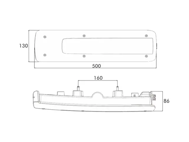 LED Rear Combination Lamp VOLVO right hand version, integrated back alar 