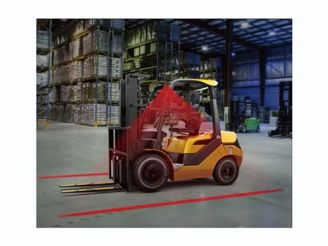 LED Warning Line Work Lamp red, 10-80V, 5W, 180lm, cable 0,5m, ECE 