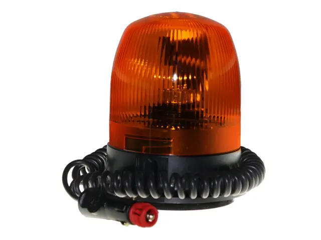 Rotating Beacon PRO-EUROLINE vacuum/magn 12/24V, amber 
