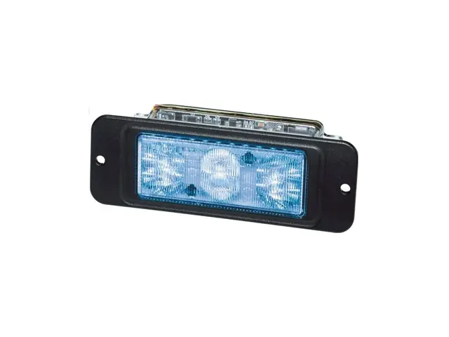 LED Beacon PRO-M-STROBE recessed version 12-36V, ECE65, blue 