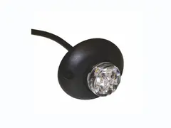 LED Beacon PRO-MICRO-STROBE ECE amber, cable 2,7m, 10-30V, recessed or p